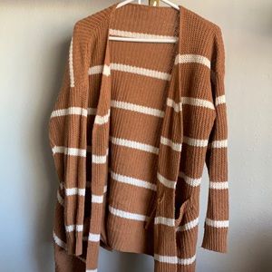 Striped cardigan